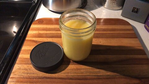 How to make ghee the finished product