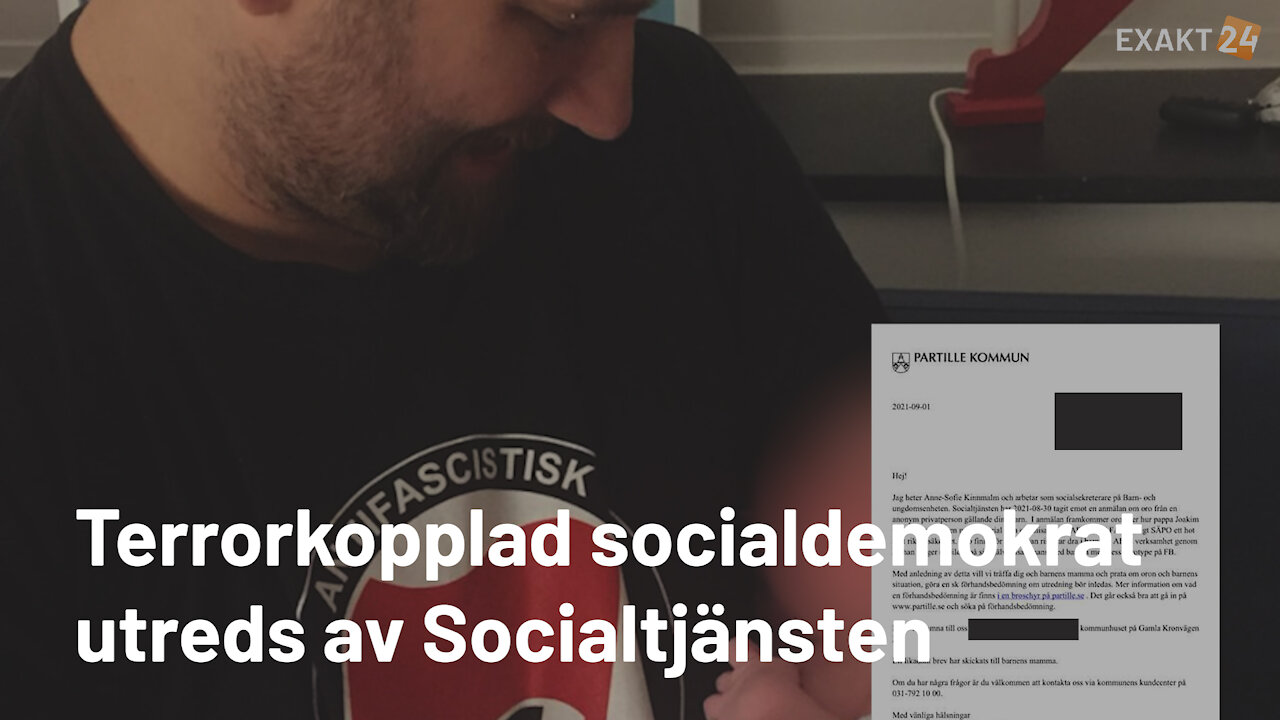 Terrorkopplad Socialdemokrat utreds av Socialtjänsten