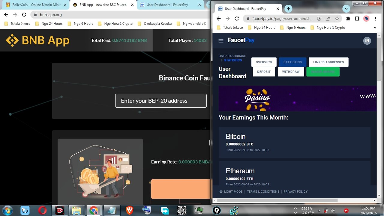 How To Mine Free BINANCE BEP20 BNB At Binance Coin Faucet And Withdraw At FaucetPay