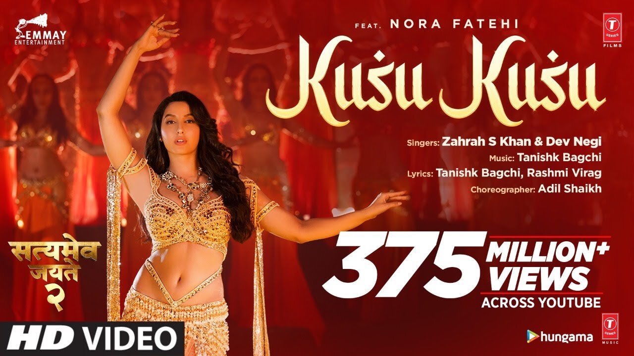 Kusu Kusu Song Ft Nora Fatehi - Satyameva Jayate 2 - John A, Divya K - Tanishk B, Zahrah Khan, Dev N