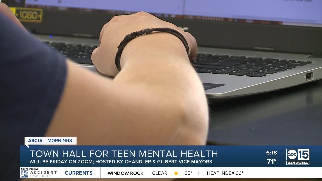 Town hall for teen mental health to be held Friday