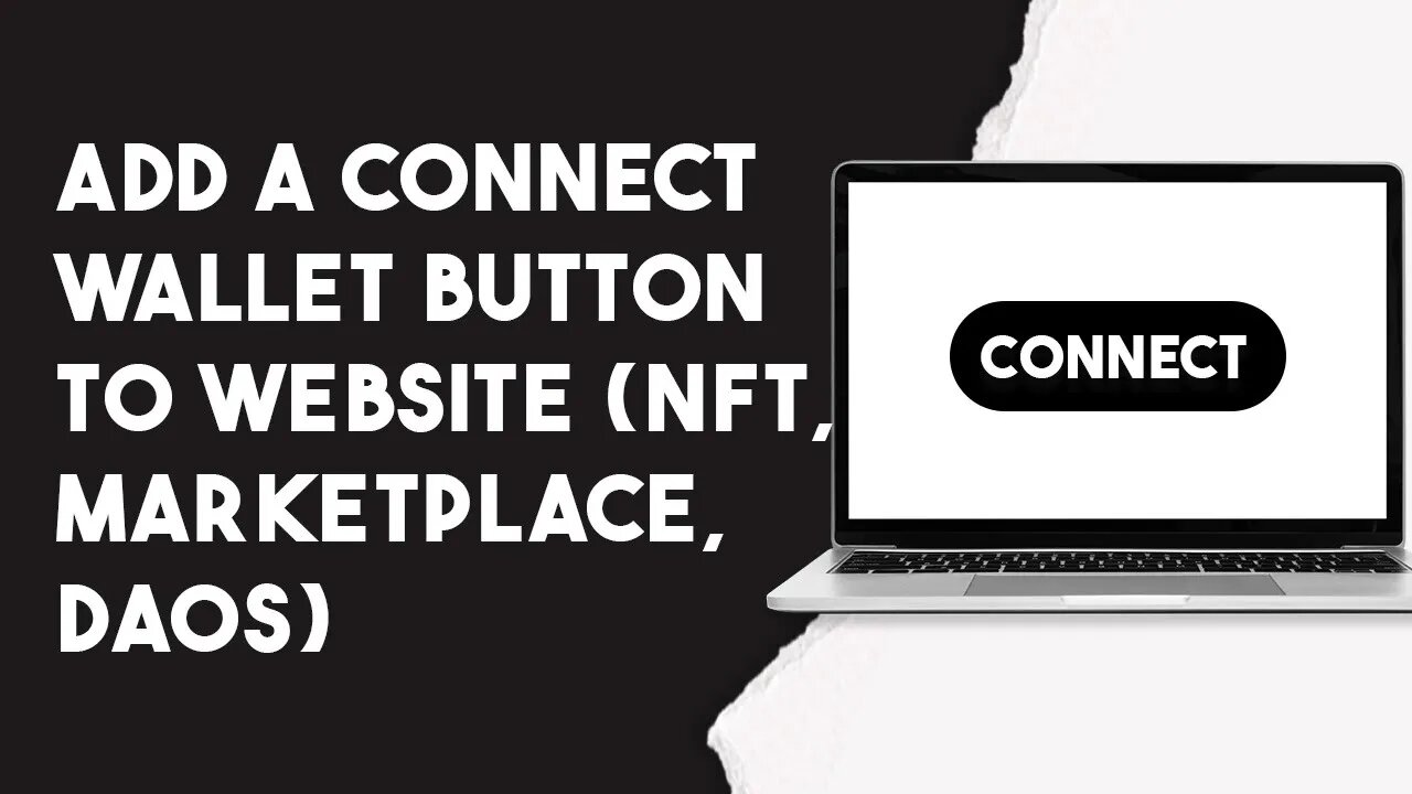 How To Add A Connect Wallet Button To Website (NFT, Marketplace, DAOs)