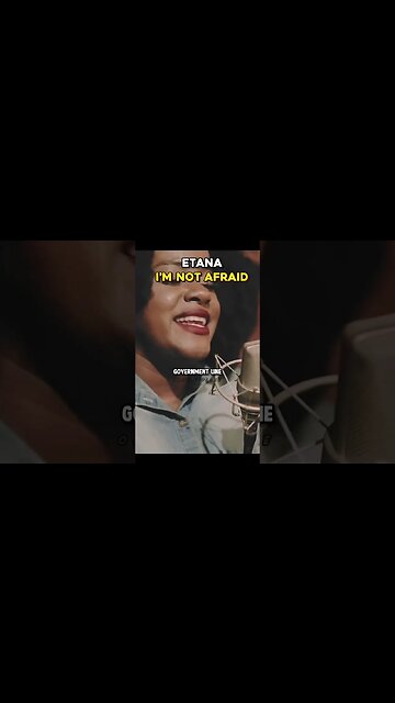 I am not afraid - Etana