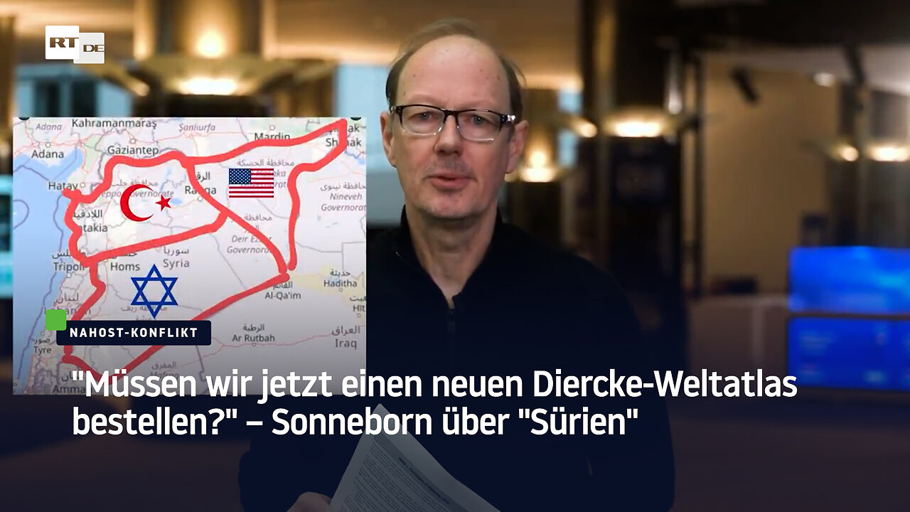 "Müssen wir jetzt einen neuen Diercke-Weltatlas bestellen?" – Sonneborn über "Sürien"