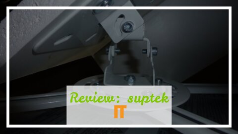 Review: suptek White Projector Ceiling Mount Bracket Fits Flat or Sloped Ceiling Height Adjusta...