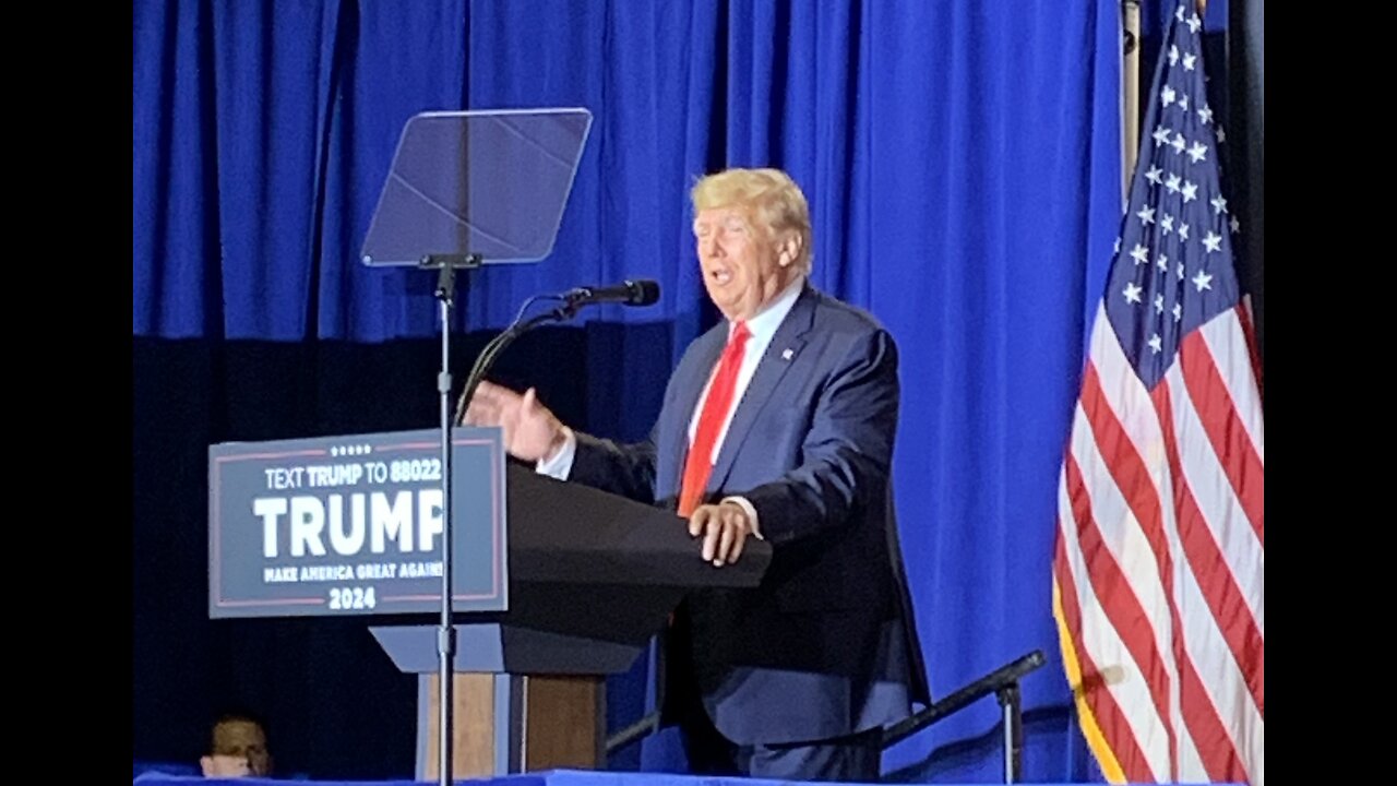 Clips from the TRUMP RALLY, Manchester NH, April 27, 2023