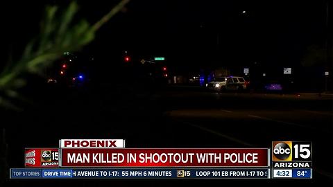 Man shot, killed by Phoenix police