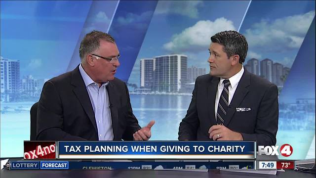 Tax planning when giving to charity