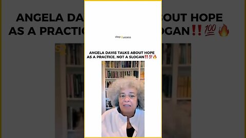 Angela Davis explains how being positive takes deliberate effort 🤲 #shorts #angeladavis