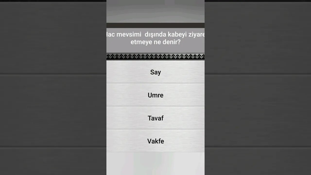 İSLÂMÎ BİLGİ YARIŞMASI