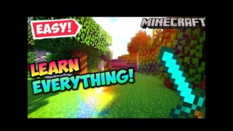 ULTIMATE MINECRAFT STARTER GUIDE! Learn Everything 2022 Tutorial