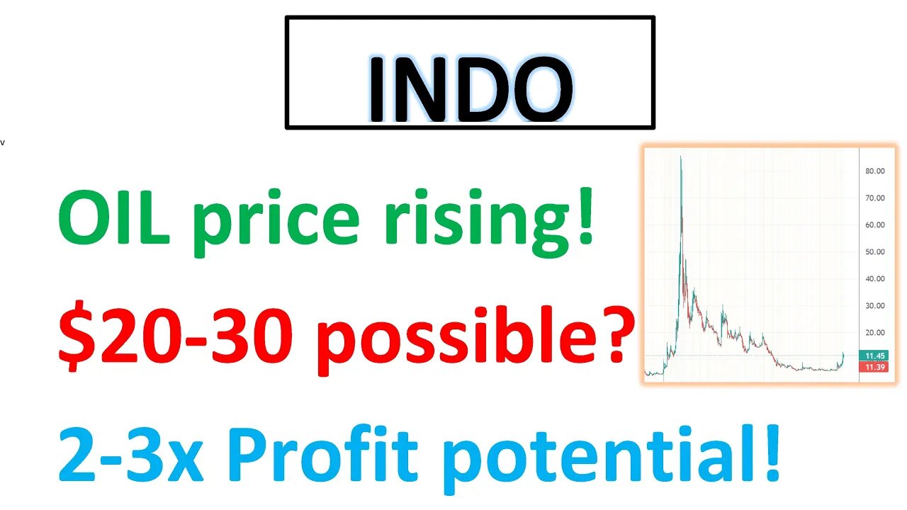 #INDO🔥 With OIL price rising can you make 2-3x profit? today 45% up! Price targets #HUSA