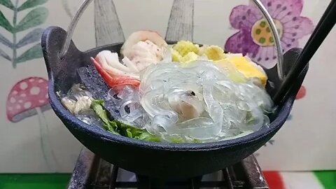 魚湯寬粉鍋 天氣轉冷該吃鍋了Fish Soup Hot Pot #food #mini