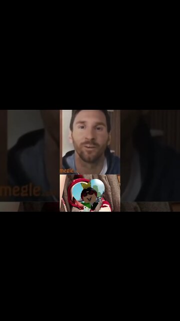 I met Messi on Omegle #messi #shorts #itsdimroblox