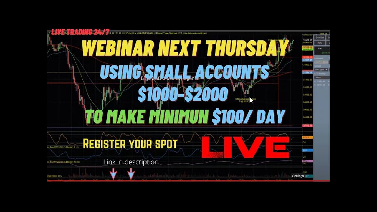 Webinar Announcement: Trading for daily income using small accounts. Money Show must register