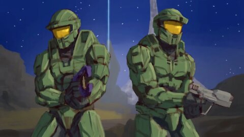 My Friend Plays Halo 2 for the First Time On Legendary! Part 10.2 - Lady Cops Love Dinner!