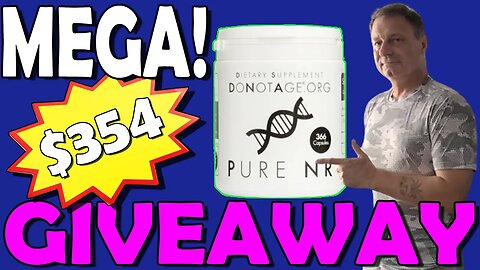 MEGA $354 Nicotinamide Riboside GIVEAWAY | DoNotAge