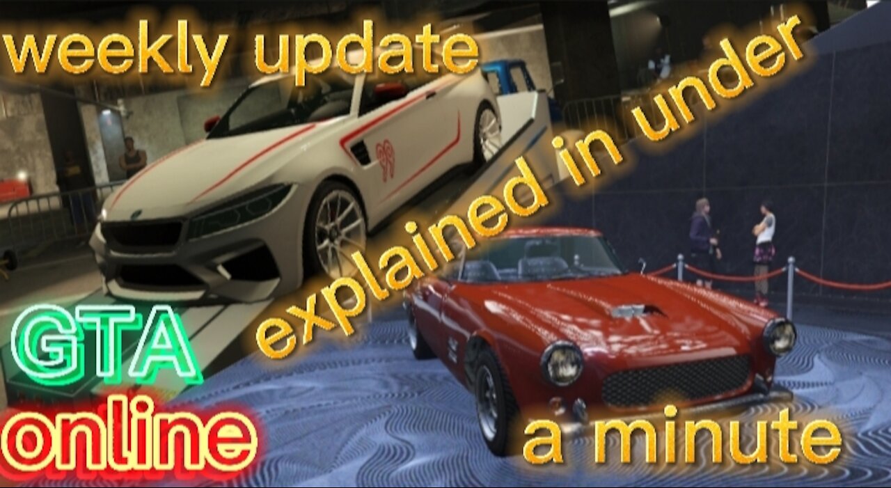 GTA online weekly update explained in under a minute