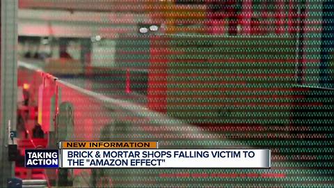 Brick & mortar shops falling victim to the 'Amazon Effect'