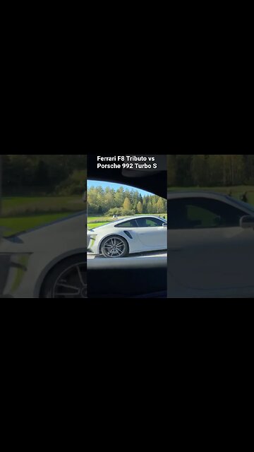 Ferrari F8 Tributo vs Porsche 992 Turbo S 50-300 km/h