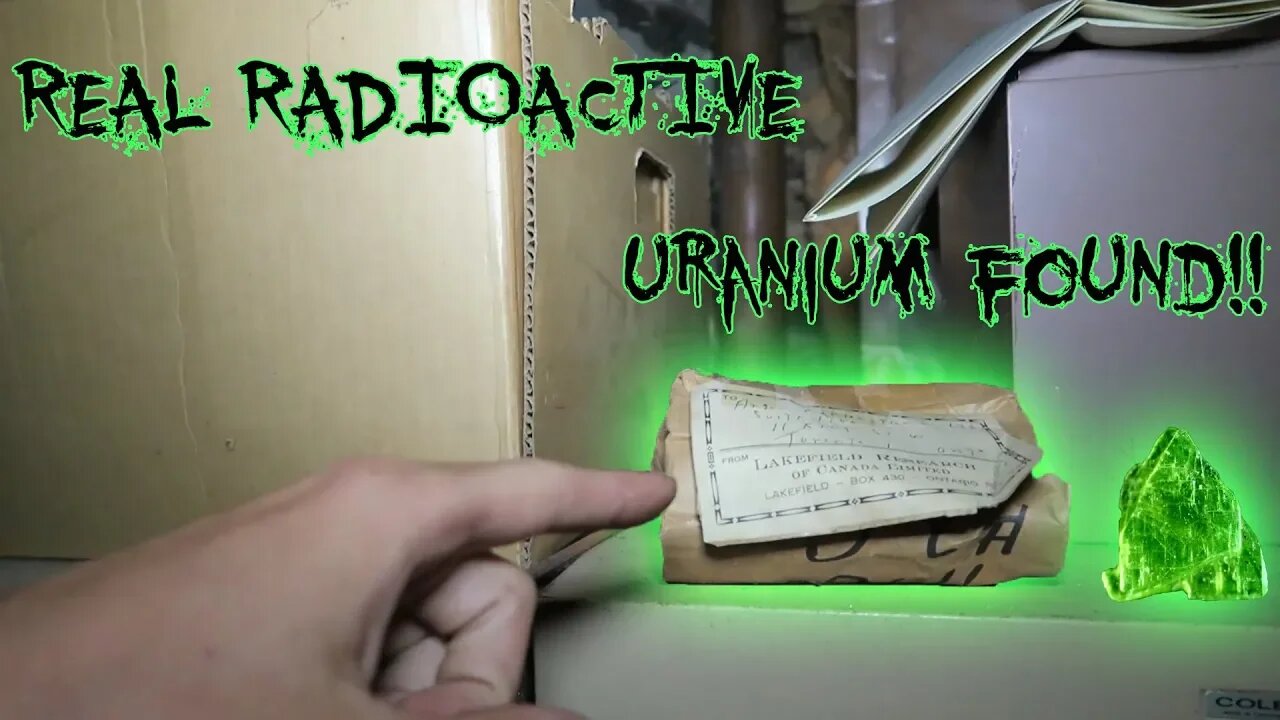 RADIOACTIVE URANIUM FOUND! THE HAUNTED ABANDONED URANIUM MANSION! 200 YEAR OLD HOUSE!!