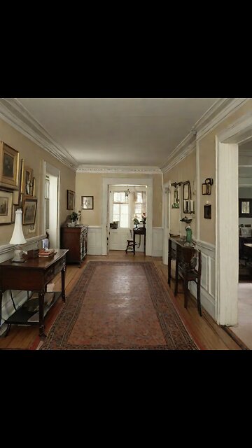 AI art: interior of a house, foyer