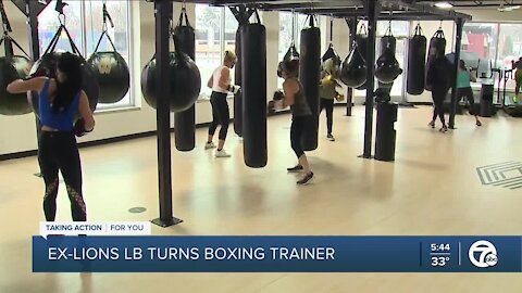 Ex-Lions linebacker turns boxing trainer