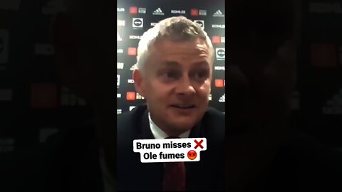 Ole Gunnar Solskjaer tells who is gonna take United's next penalty after Bruno Fernandes miss