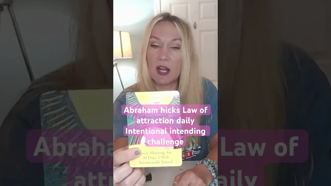 Daily Abraham Hicks #lawofattraction #intendedintention #abrahamhicks #shorts