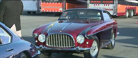 Concours d'Elegance parades classic cars down strip