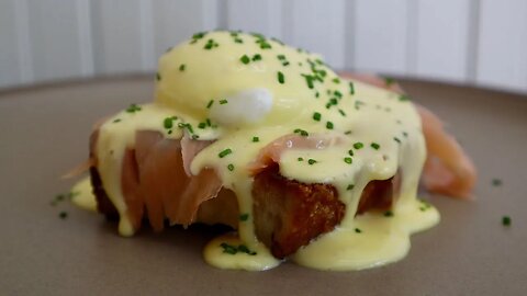 Smoked Salmon Eggs Benedict aka: Eggs Royale