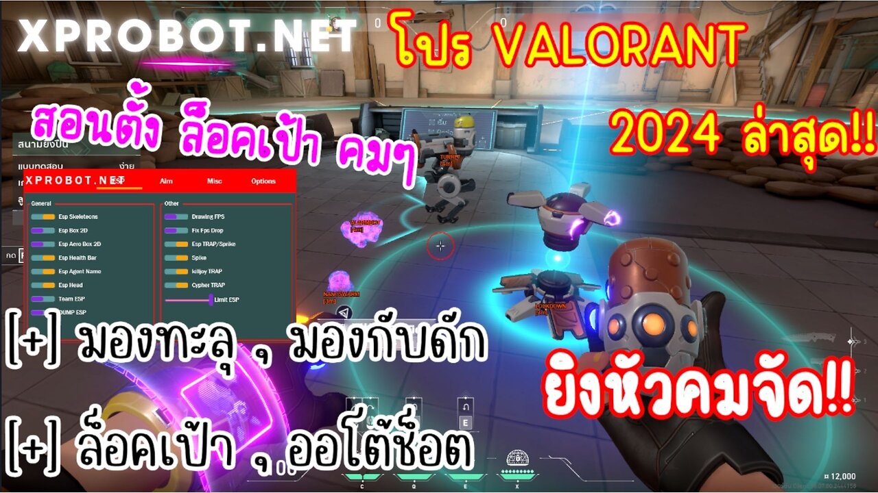 โปร Valorant 2024 ล่าสุด🔥 สอนตั้งค่า ล็อคเป้า ตึงๆหมกเนียน!