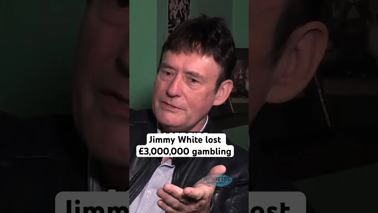 Snooker Legend Jimmy White lost £3 million gambling