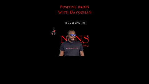 You Get Up & Win #dayodman #motivation #eeyayyahh #motivationalspeaker #positivity