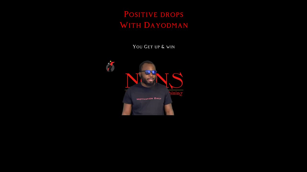 You Get Up & Win #dayodman #motivation #eeyayyahh #motivationalspeaker #positivity