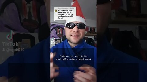 andrei a dat drumul la carasi intr-o seara de decembrie