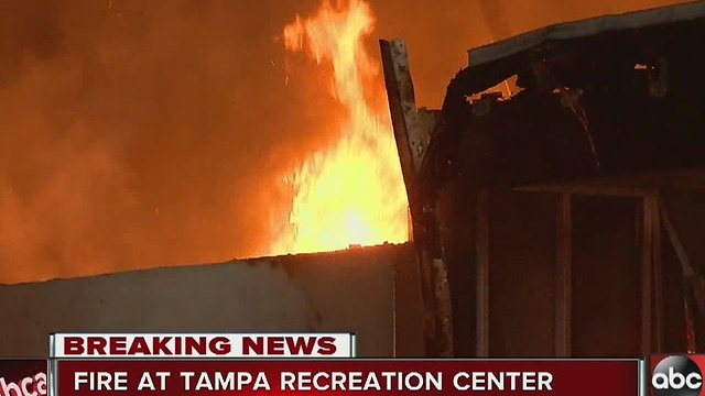 Fire at Tampa recreation center, Winston Park Recreation Center