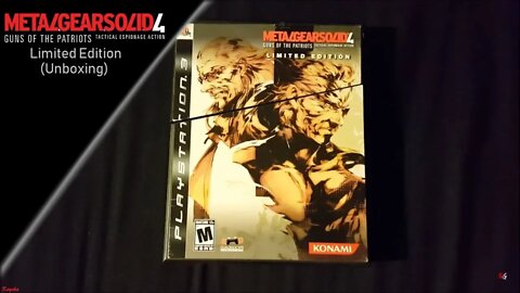 Metal Gear Solid 4 Limited Edition (Unboxing)