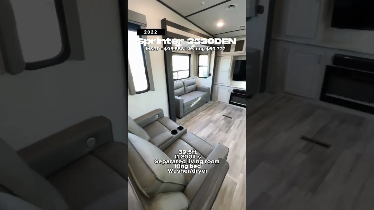 Fifth wheel RVs for a couple under $80k… which would you choose? #shorts #rv