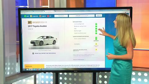 Three large cars receive highest safety rating