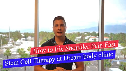 How to Fix Shoulder Pain Fast - Stem Cell Therapy
