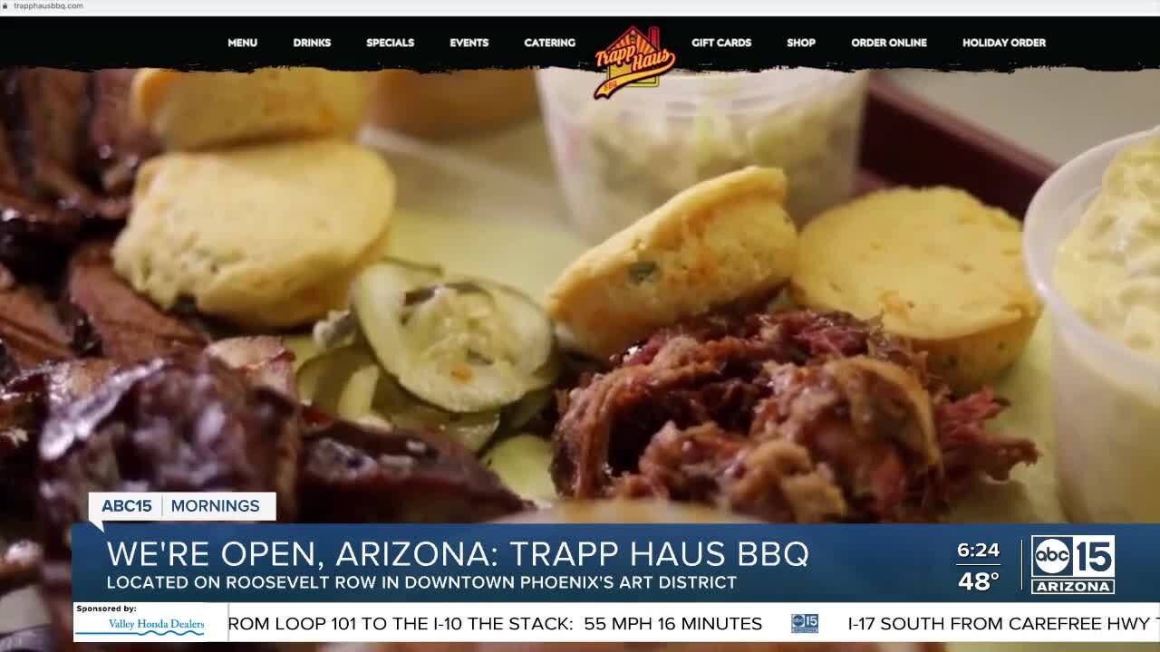 We're Open, Arizona: Trapp Haus BBQ in downtown Phoenix