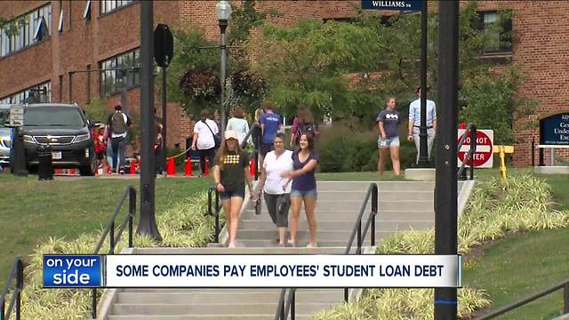 More and more employers are paying off their employees' college debt
