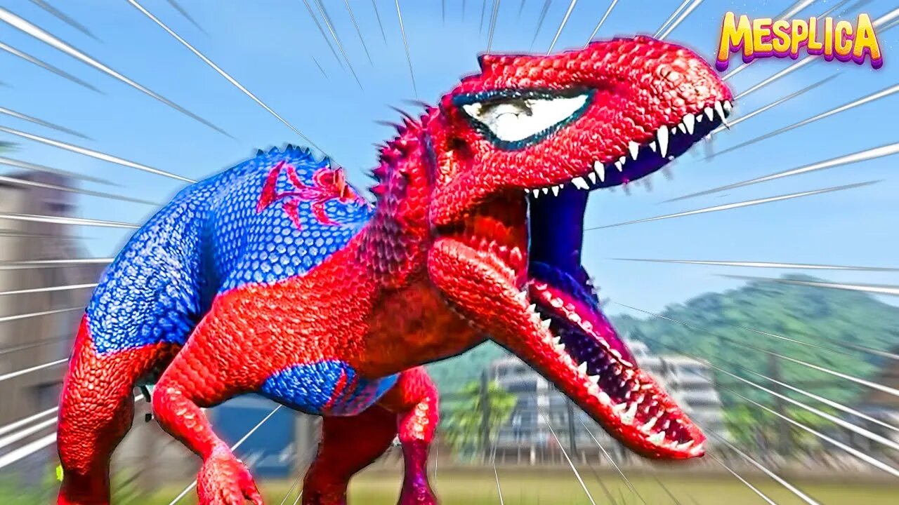 INDOMINUS REX SPIDERMAN 😱