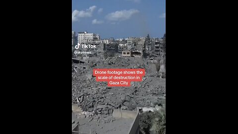 The enormous destruction by Israel in Gaza