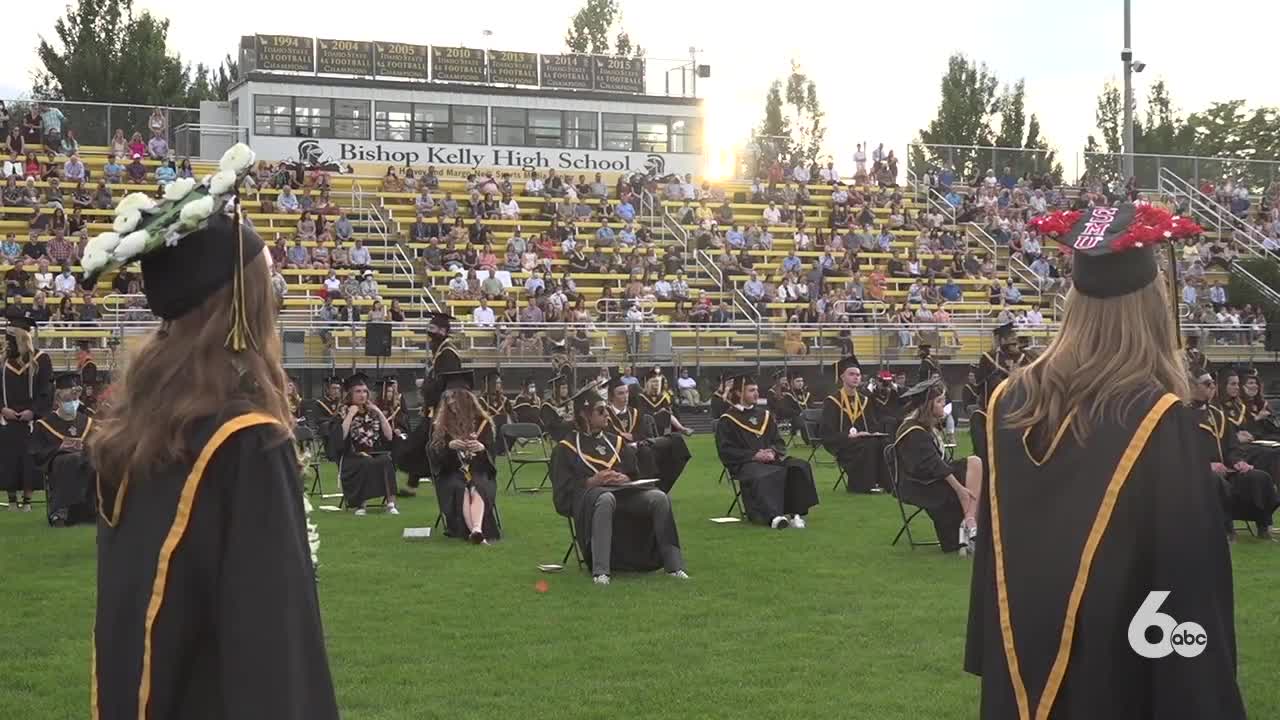 Bishop Kelly holds a unique graduation ceremony during the pandemic