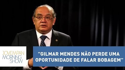 Augusto: "Gilmar Mendes não perde uma oportunidade de falar bobagem" | Morning Show