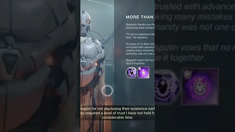 destiny 2 Rasputin talks about trust
