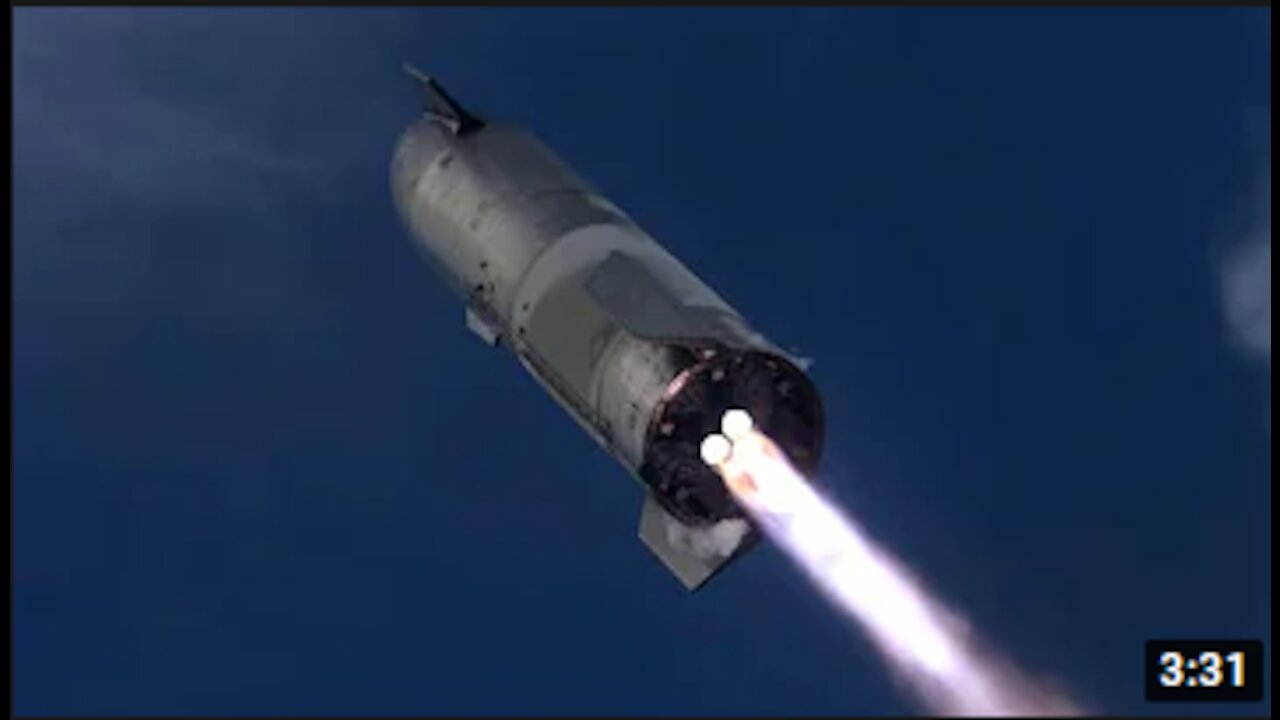 flight and landing the starship SN10. spaceX