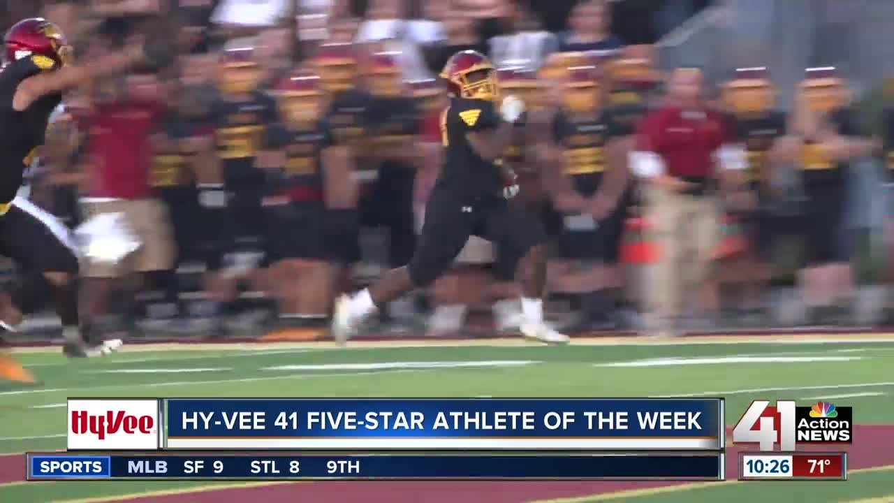 Winnetonka junior RB Montre Moore wins Hy-Vee 41 Five-Star Athlete of Week